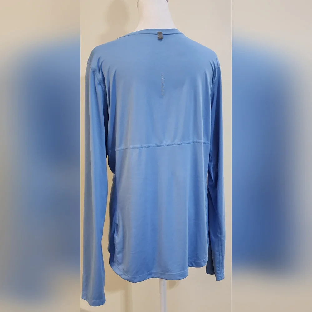 NWT Blue Nike Running Long Sleeve Dri-Fit Top Women's Size L